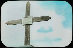 Image: Cross Erected for Loss of Ross Marvin